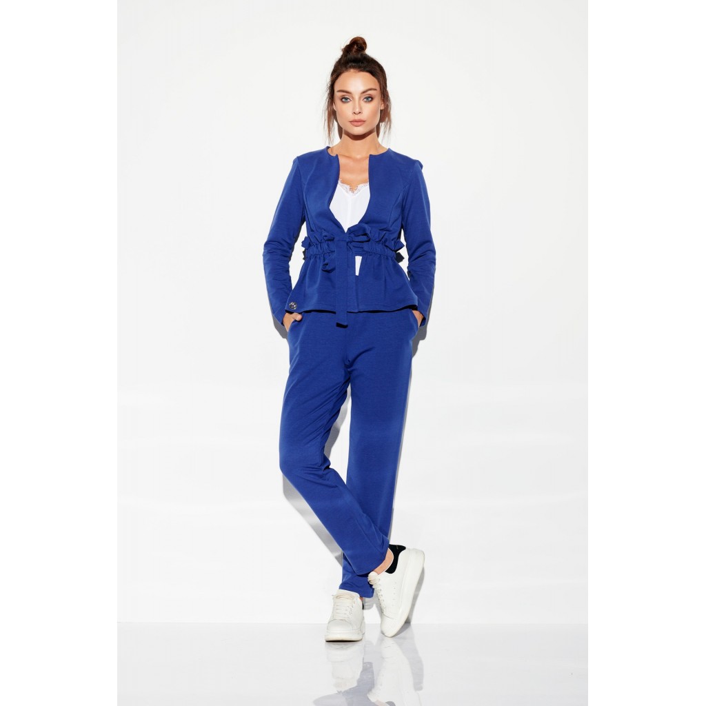 Marynarka casual wiązana w talii L309A