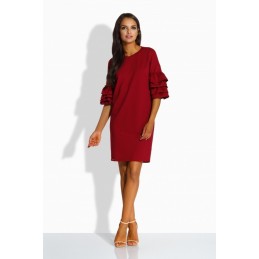 Luźna sukienka w stylu hiszpańskim L229