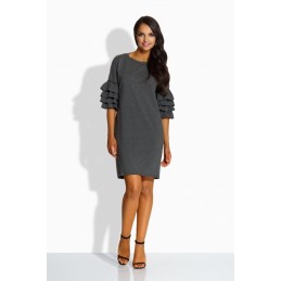 Luźna sukienka w stylu hiszpańskim L229