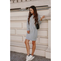 Swetrowa sukienka sportowa z kieszenią LSG132