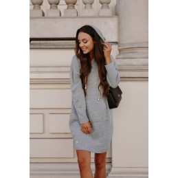 Swetrowa sukienka sportowa z kieszenią LSG132