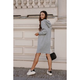 Swetrowa sukienka sportowa z kieszenią LSG132