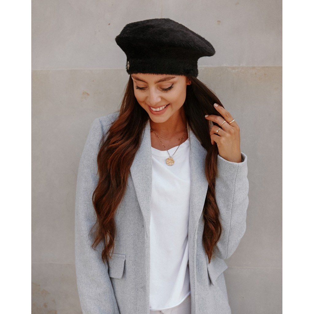 Futrzany beret LGK116