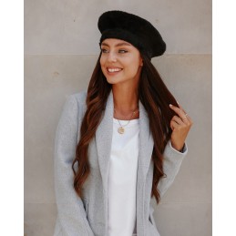 Futrzany beret LGK116