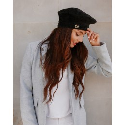 Futrzany beret LGK116