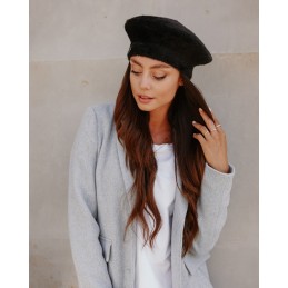Futrzany beret LGK116