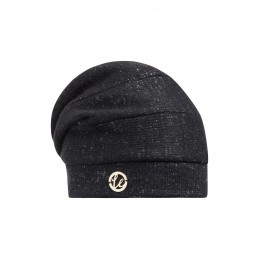 Modna oversizowa czapka z wełną LGK123