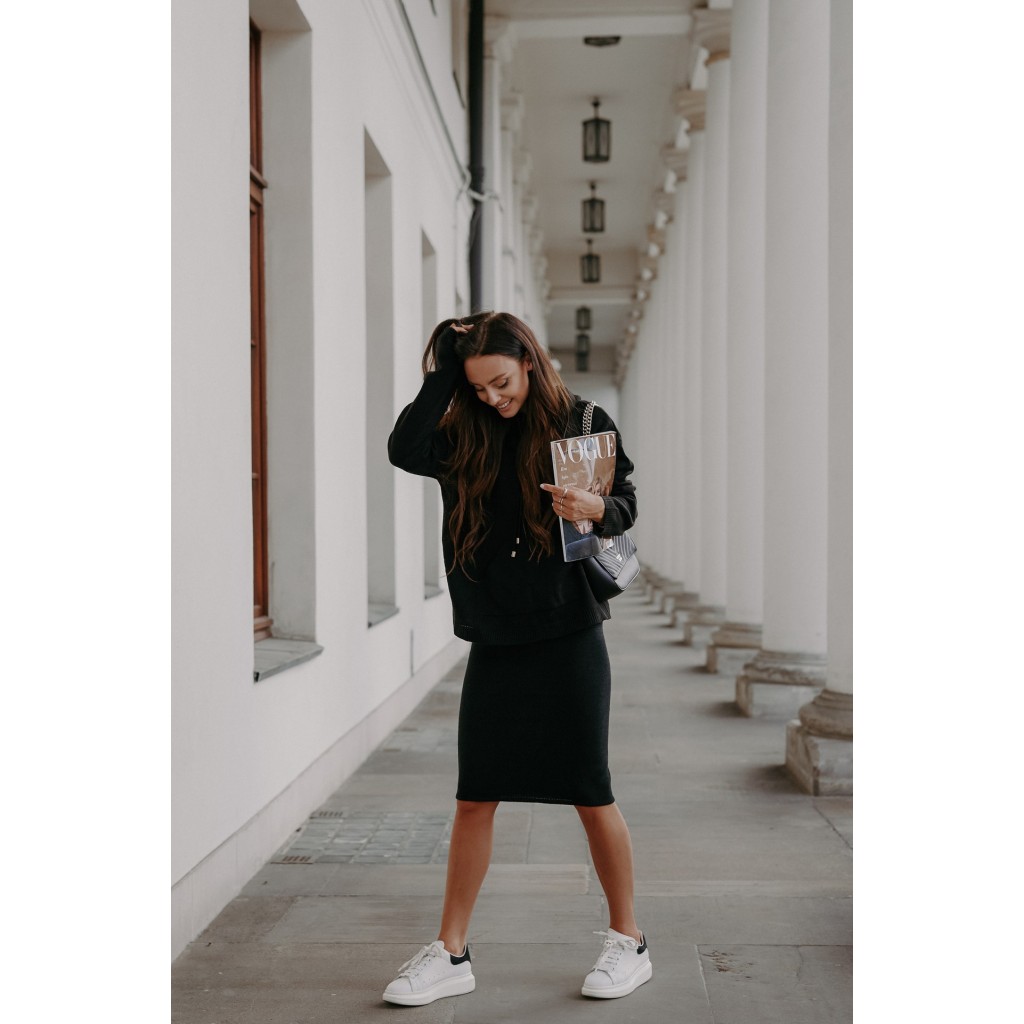 Komplet swetrowa bluza i spódnica LSG133