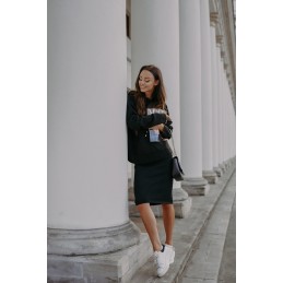 Komplet swetrowa bluza i spódnica LSG133