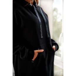 Bawełniana sukienka/bluza z kieszenią na zamki LN120