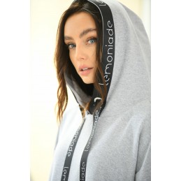 Bawełniana bluza rozszerzana na dole LN121