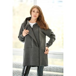 Bawełniana bluza z podwójnym zamkiem LN122