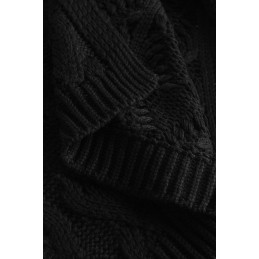 Luźny kardigan ze splotem LS297