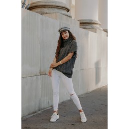 Kamizelka swetrowa z golfem LS312