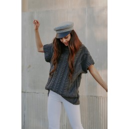 Kamizelka swetrowa z golfem LS312