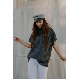 Kamizelka swetrowa z golfem LS312