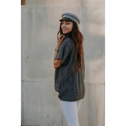 Kamizelka swetrowa z golfem LS312