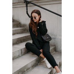 Dzianinowy komplet ze splotem LSG134