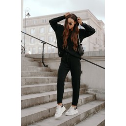 Dzianinowy komplet ze splotem LSG134