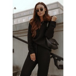 Dzianinowy komplet ze splotem LSG134