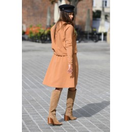 Bawełniana sukienka z guziczkami z tyłu L347