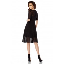 Zwiewna sukienka kopertowa L255