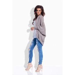 LS170 Melanżowy sweterek narzutka