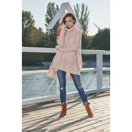 Moherowy golf oversize LS215