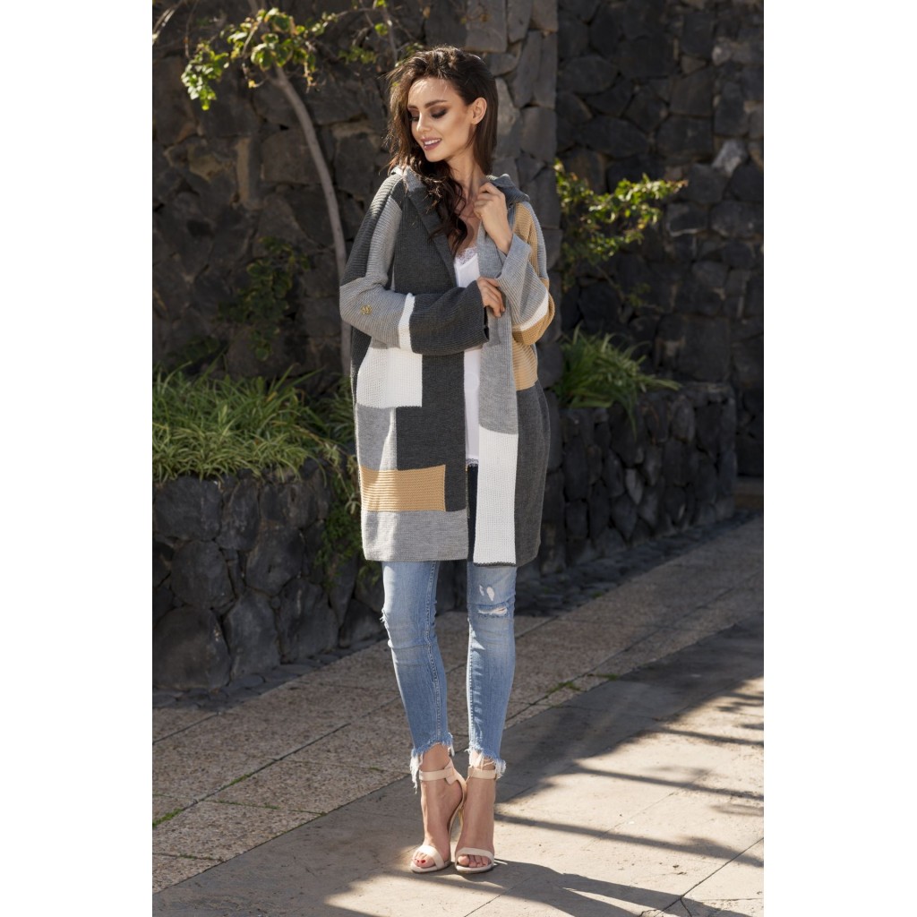 Kolorowy kardigan LS204