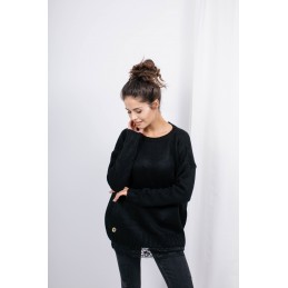 Sweter z koronką SUZANNE