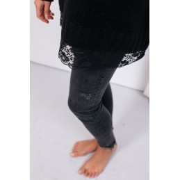 Sweter z koronką SUZANNE