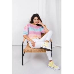 Sweter tęczowy LS326