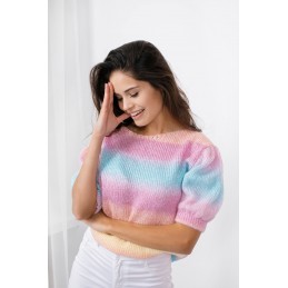 Sweter tęczowy LS326