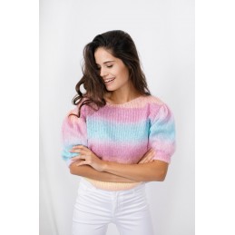 Sweter tęczowy LS326