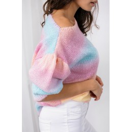 Sweter tęczowy LS326