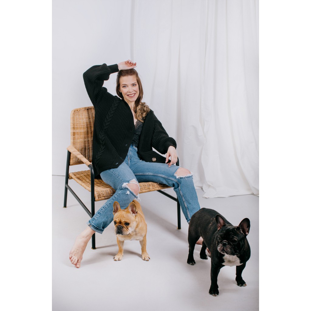 Kardigan warkocze LS327