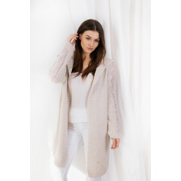 Kardigan ze wstawką na rękawie LS299