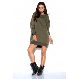 Długa bawełniana bluza basic LN109