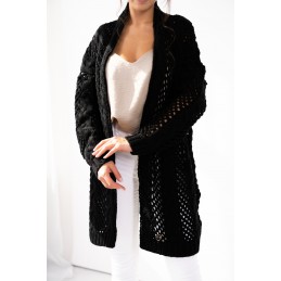 Ażurowy sweter LS324