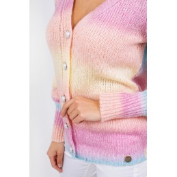 Tęczowy sweter LS334