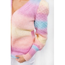 Tęczowy sweter LS334
