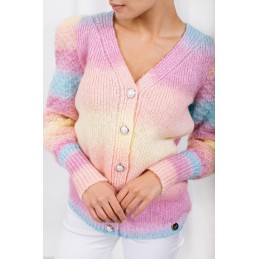 Tęczowy sweter LS334